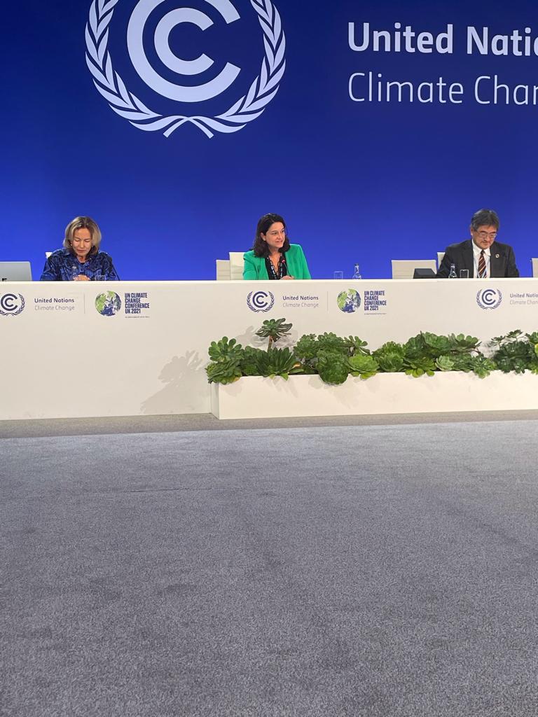 05-11-21 Νίκη Κεραμέως στη Γλασκώβη: «Η αντιμετώπιση της κλιματικής αλλαγής ξεκινάει από το σχολείο»