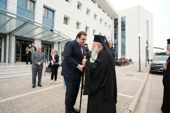 23-04-24 Εθιμοτυπική συνάντηση του Μακαριώτατου Αρχιεπισκόπου Αθηνών και πάσης Ελλάδος κ.κ. Ιερώνυμου με τον Υπουργό Παιδείας, Θρησκευμάτων & Αθλητισμού